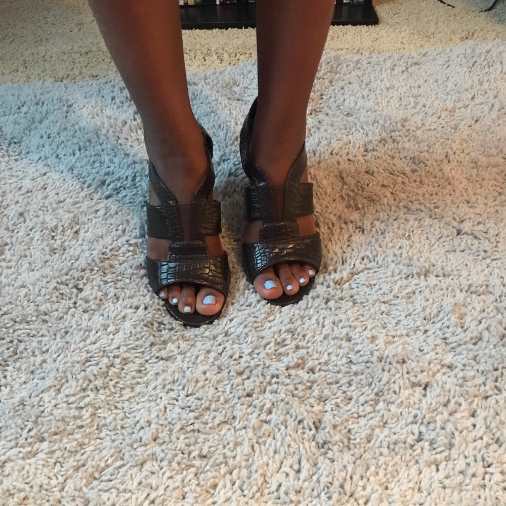 Brown heels